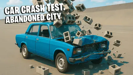 Play Car Crash Test: Abandoned City - Free Online Driving Game