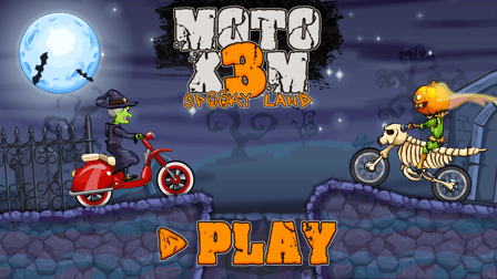 Play Moto X3M Spooky Land - Free Online Driving Game